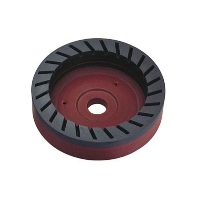 D150mm অভ্যন্তরীণ দাঁতযুক্ত রজন চাকা বাটি আকৃতি কাঁচের বেভেল এজিং মেশিনের জন্য অবিচ্ছিন্ন ডায়মন্ড গ্রিলিং হুইল