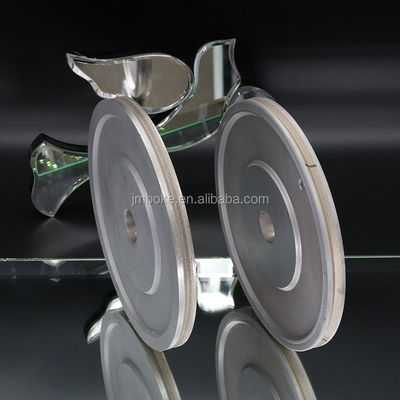 ভি আকৃতি D175 * 4MM গ্লাস প্রান্ত দ্রুত পলিশিং জন্য ডায়মন্ড গ্রিলিং হুইল