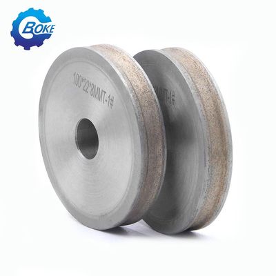 বোকে পাইকারি 150mm 6 ইঞ্চি ডায়মন্ড ভি আকৃতির গ্রিলিং ফ্ল্যাট ডায়মন্ড গ্লাস বেভেলিং হুইল