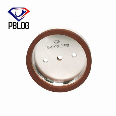 PBLOG উচ্চ মানের উপাদান গ্লাস মার্বেল রক প্লেট গ্রাইন্ডিং Chamfering লাল রজন ডায়মন্ড চাকা