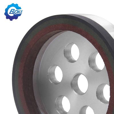 BOKE তিন ব্যান্ড রজন beveling গ্লাস গ্রিলিং হুইল abrasive polishing edging machine