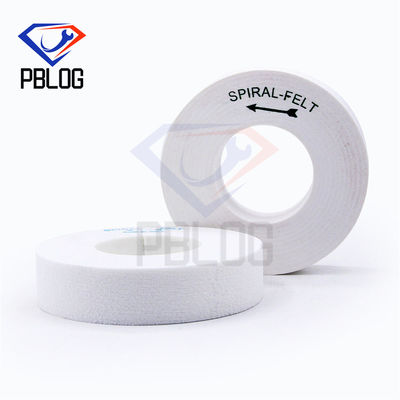 উচ্চ মানের প্রান্ত প্রক্রিয়াকরণ সরঞ্জাম Spiral Sanded চাকার অনুভূত পলিশিং ডিস্ক