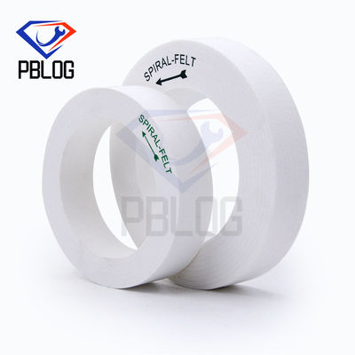 PBLOG বেভেলড এজ মেশিন পলিশিং হুইল সাদা উল পলিশিং হুইল মিলিং হুইল
