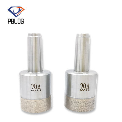 PBLOG গ্লাস ড্রিল বিট মধ্যে একত্রিত ডায়মন্ড কণা