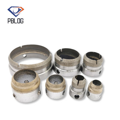 PBLOG ডায়মন্ড ড্রিলিং chamfering কভার গ্লাস হার্ডওয়্যার সরঞ্জাম খালি chamfering সেট