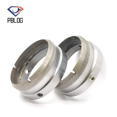 PBLOG ডায়মন্ড ড্রিলিং chamfering কভার গ্লাস হার্ডওয়্যার সরঞ্জাম খালি chamfering সেট