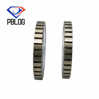 OEM গ্লাস পেষকদন্ত চাকা ডায়মন্ড অবিচ্ছিন্ন দাঁত ধারালো Sintered