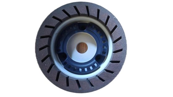 কালো সবুজ রজন কাপ চাকা গ্রিলিং উচ্চ উজ্জ্বলতা 150mm পাতলা গ্লাস সুরক্ষা