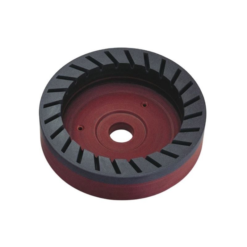 D150mm অভ্যন্তরীণ দাঁতযুক্ত রজন চাকা বাটি আকৃতি কাঁচের বেভেল এজিং মেশিনের জন্য অবিচ্ছিন্ন ডায়মন্ড গ্রিলিং হুইল
