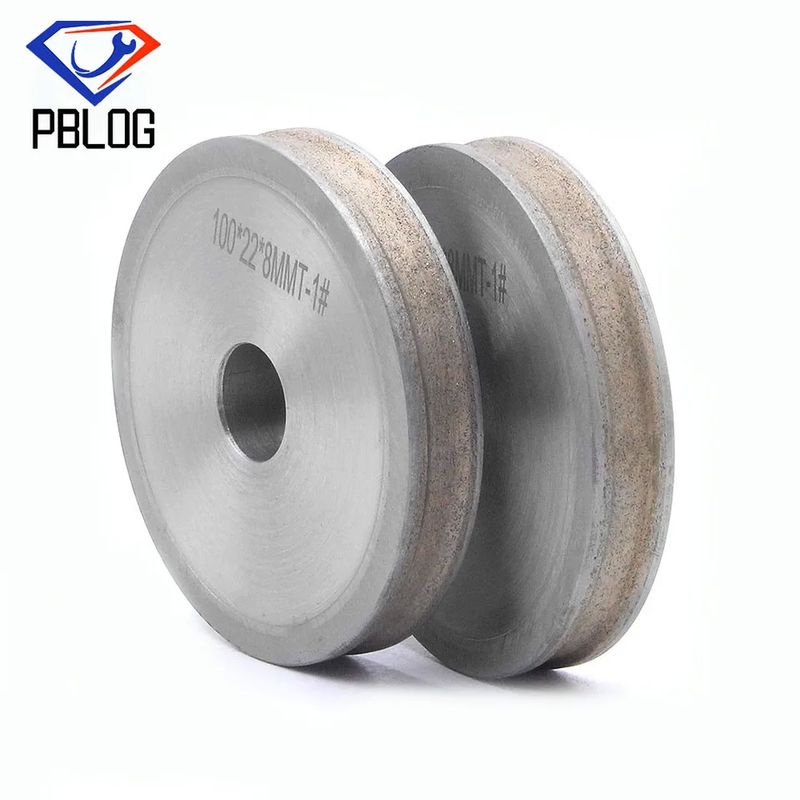 PBLOG ডায়মন্ড গ্রাইন্ডিং হুইল 240 Grit বৃত্তাকার প্রান্ত Arbor গর্ত 12/22/30mm সর্বোচ্চ গতি 4500rpm