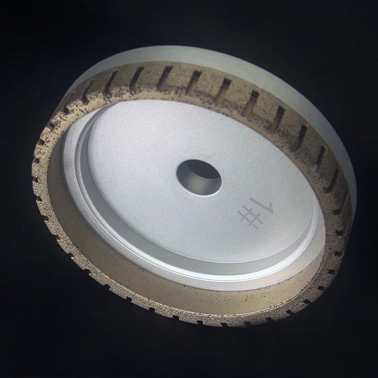 দীর্ঘস্থায়ী ডায়মন্ড পলিশিং হুইল 150mm Arbor Hole 12/22/30mm 240# Grit 4500rpm গতি